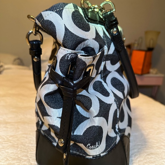 Coach Tote, lots of room. Used, some stains, see pictures - Picture 9 of 12